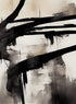 ABSTRACT BEIGE AND BLACK NO1 CANVAS