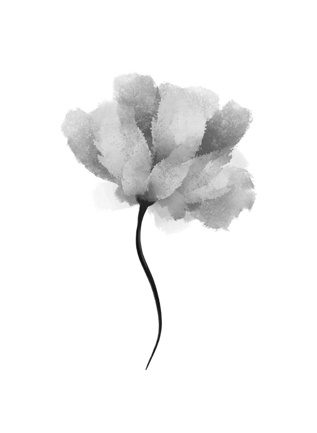 ABSTRAKT GREY BLOOM