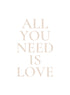 ALL YOU NEED IS LOVE