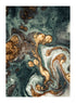 MARBLE GREEN AND GOLD
