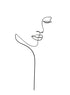 GIRL FACE LINE ART