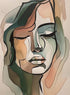 ABSTRACT FACE CANVAS