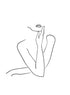 LINE ART GIRL