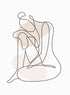 LINE ART BEIGE WOMEN