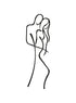 COUPLE LINE ART LOVE