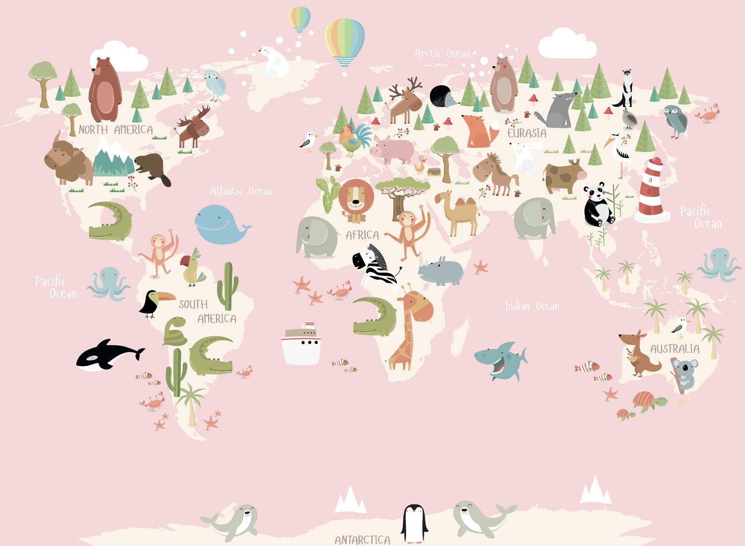 CUTE WORLD MAP