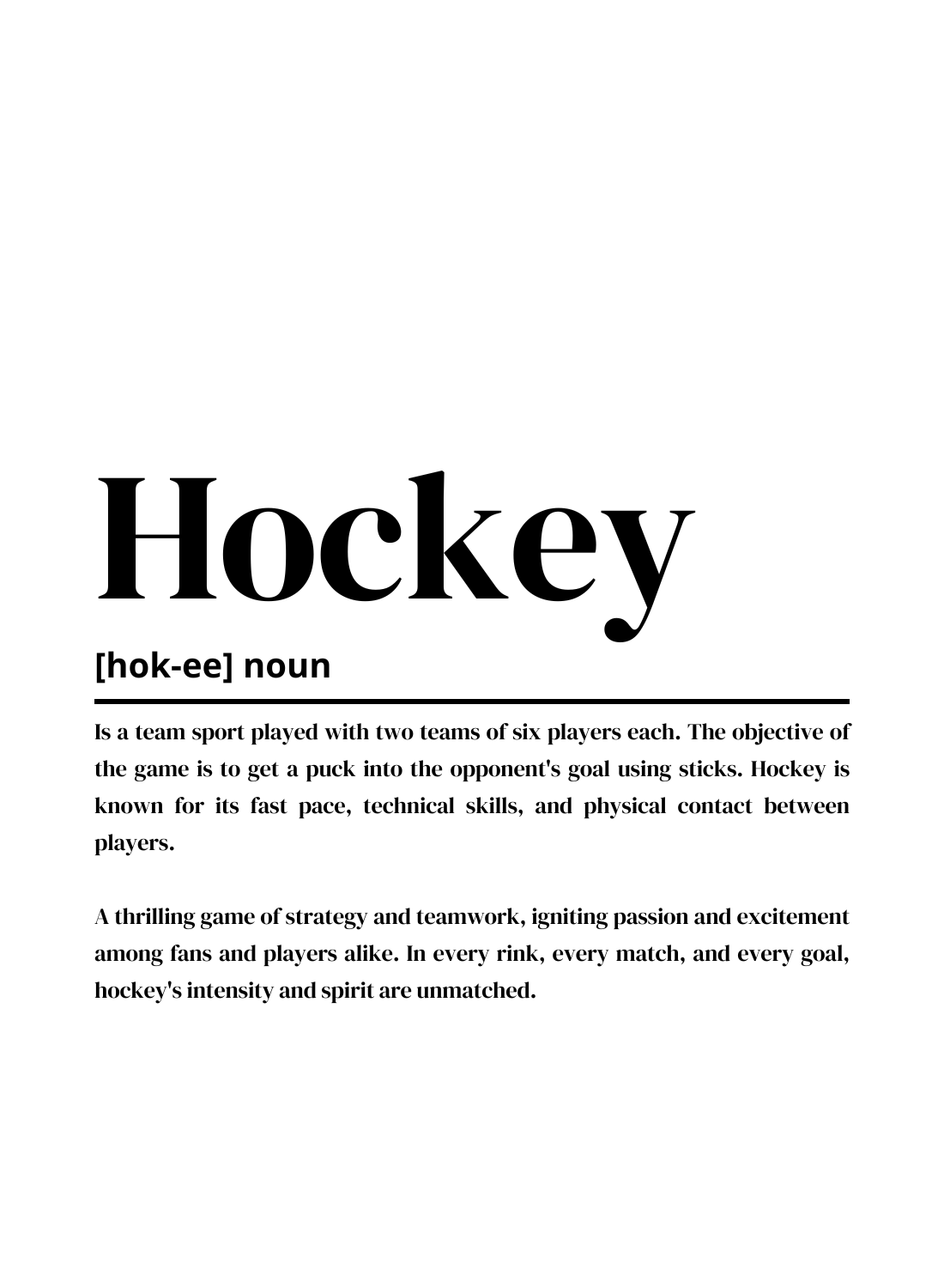 HOCKEY