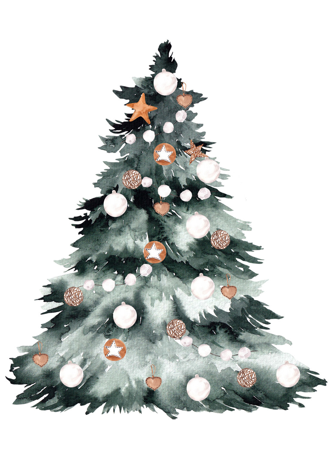 CHRISTMAS TREE ILLUSTRATION