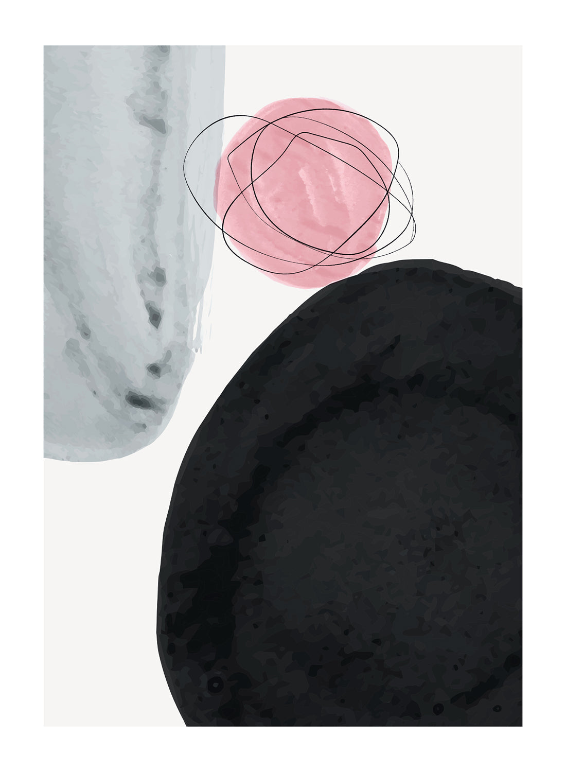ABSTRAKT PINK CIRCLE