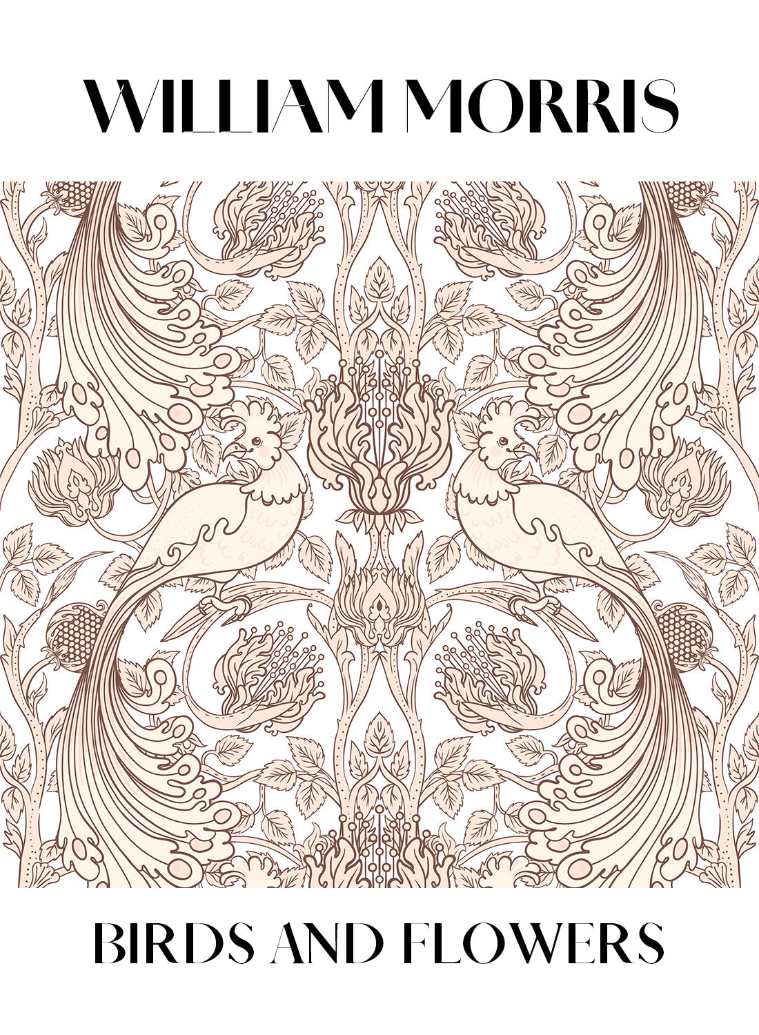 BIRDS AND FLOWERS W.M