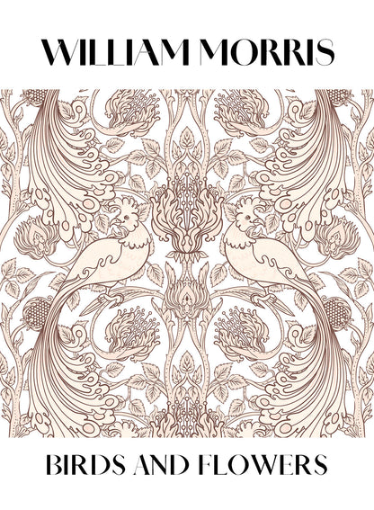 BIRDS AND FLOWERS W.M