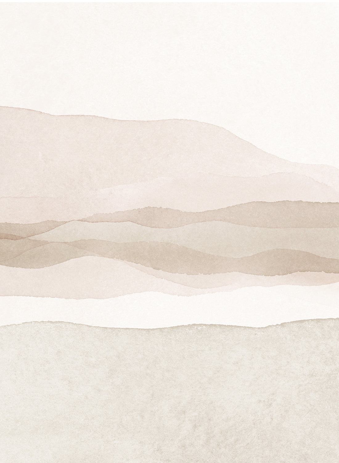 BEIGE MOUNTAIN CANVAS