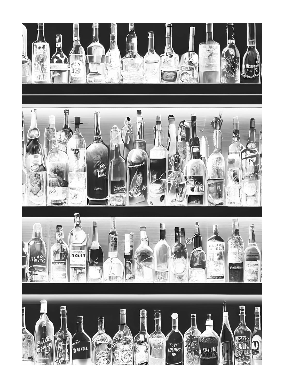 BOTTLES B&amp;W