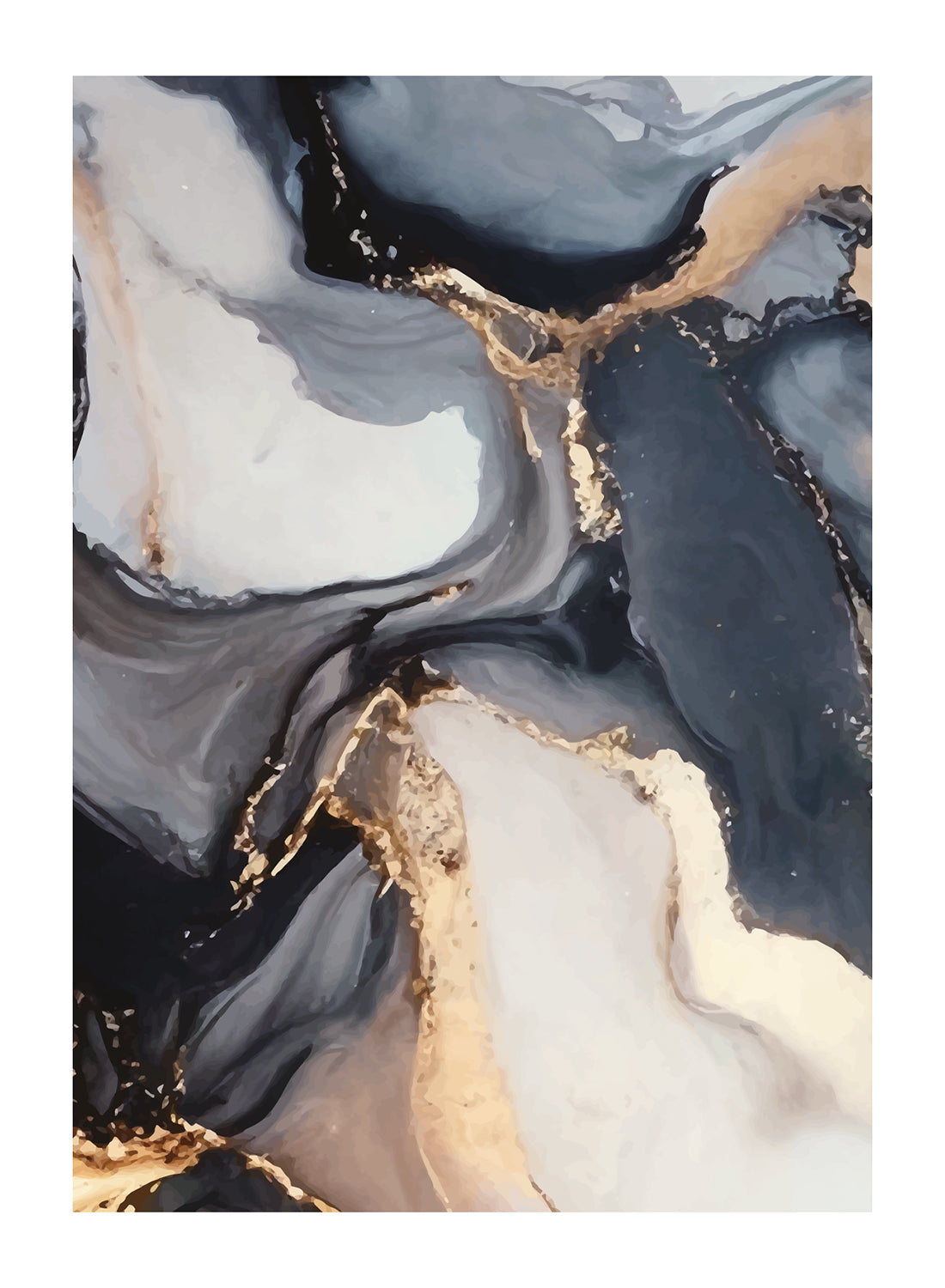 DARK GOLD MARBLE NO2