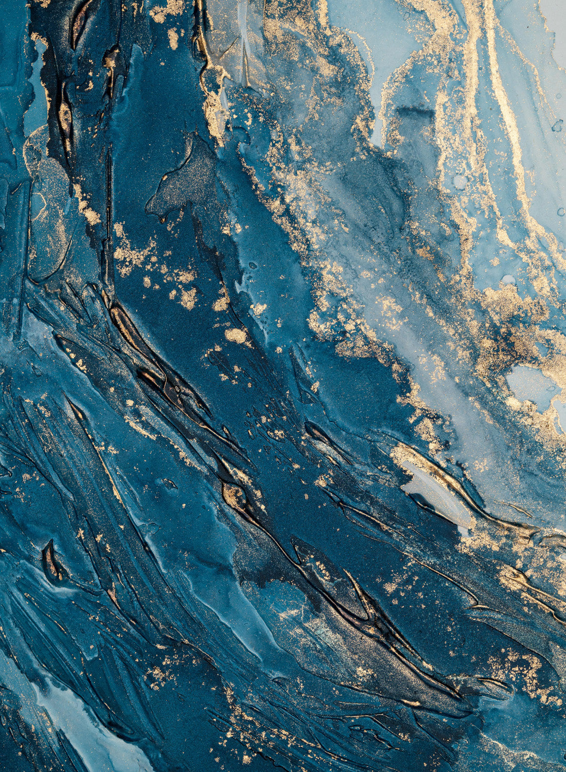 MIDNIGHT GOLD MARBLE TWO