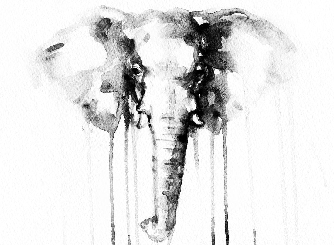 ELEPHANT WATERCOLOR