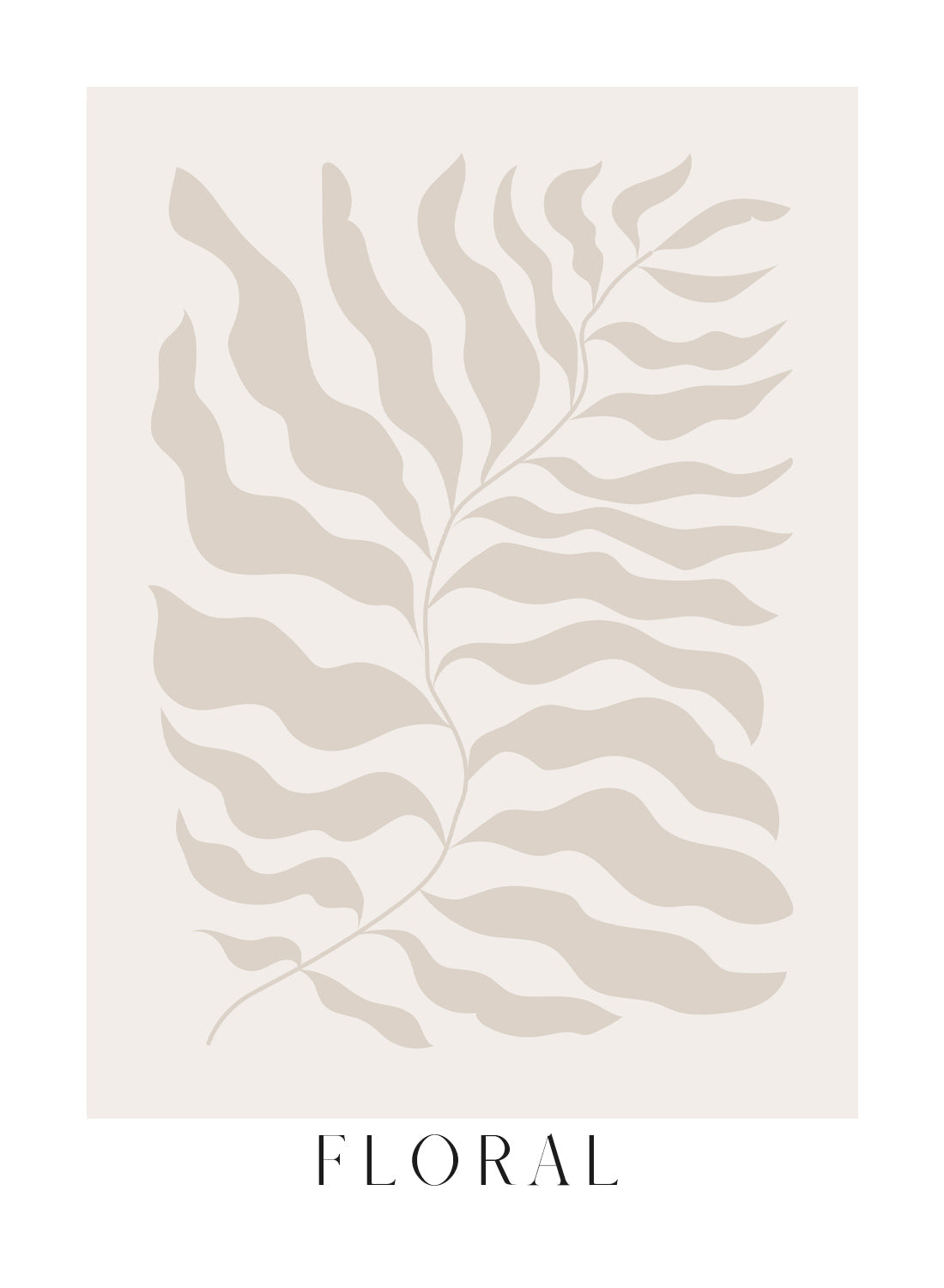 FLORAL BEIGE