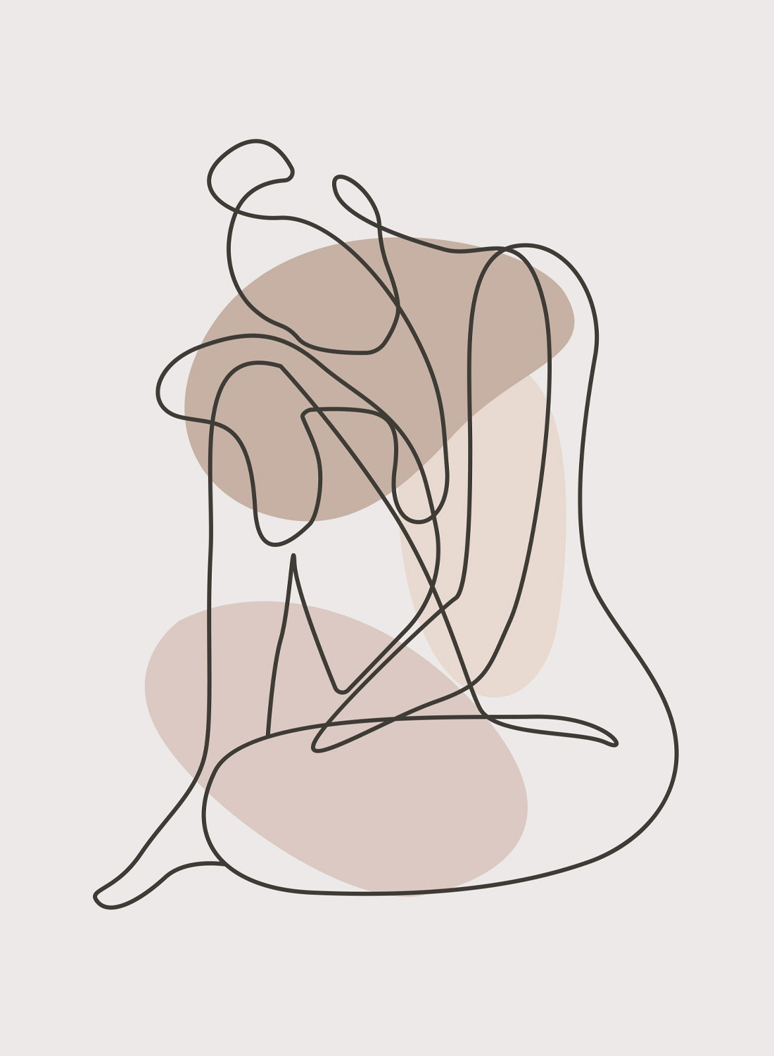 GIRL LINE ART CANVAS