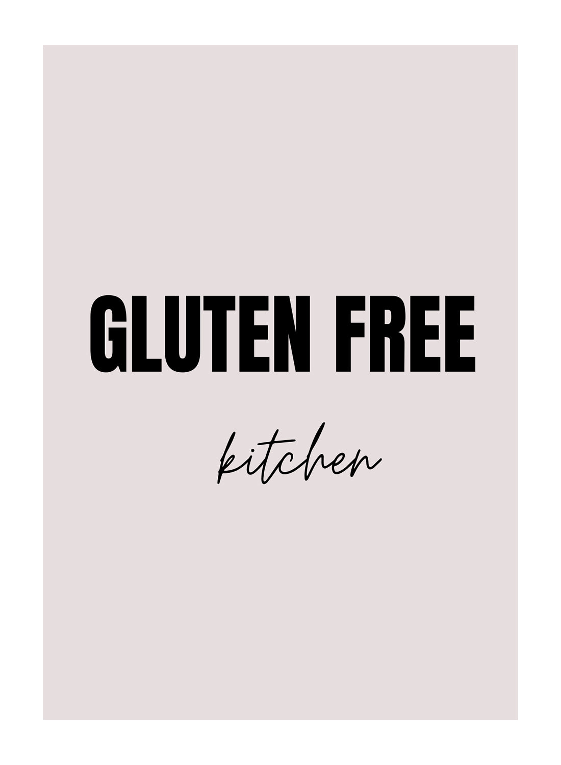 GLUTEN FREE KITCHEN