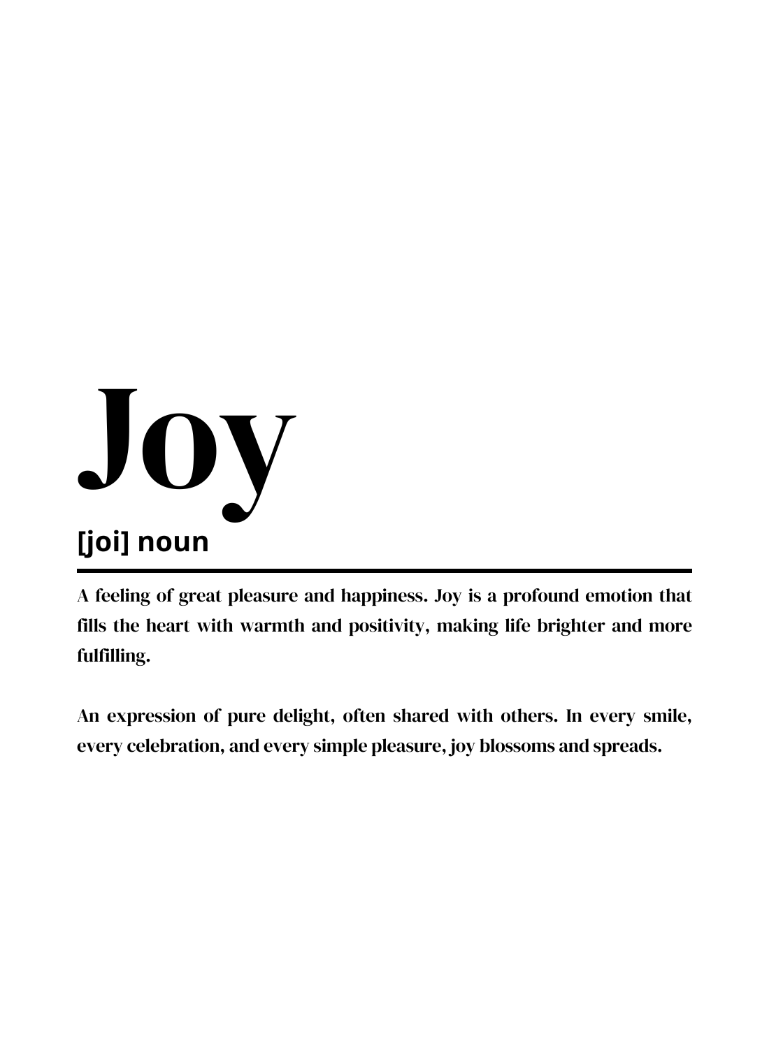 JOY