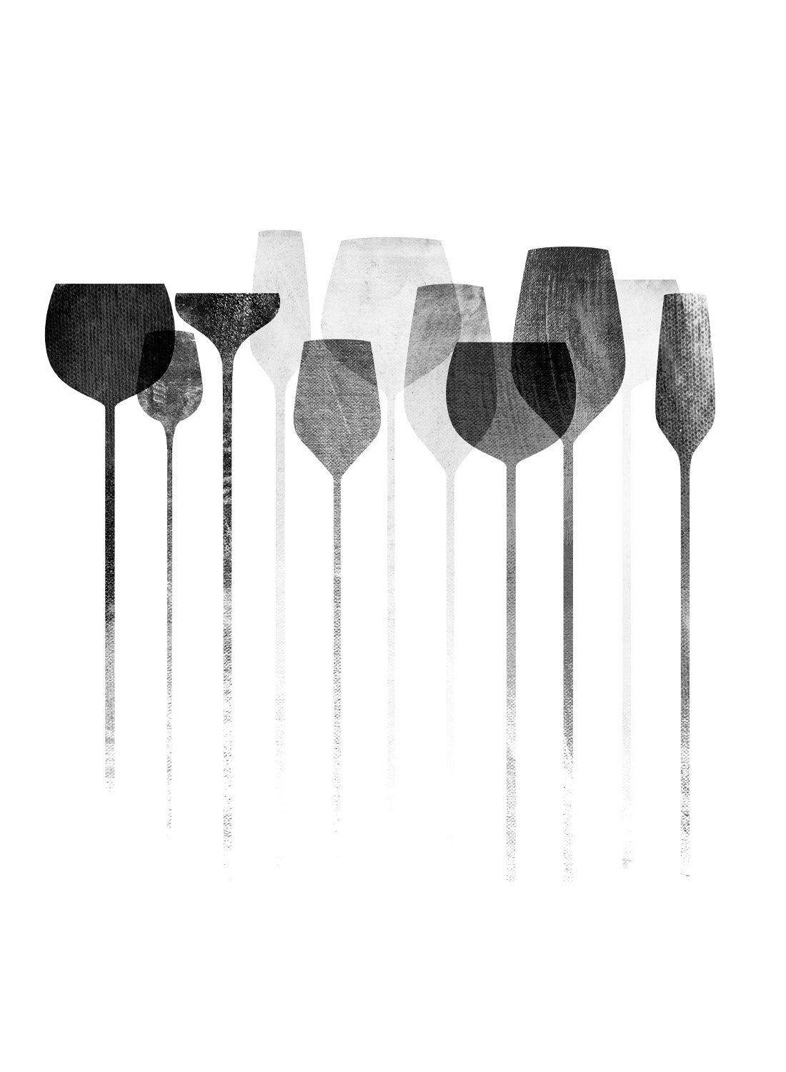 CHAMPAGNEGLAS ILLUSTRATION