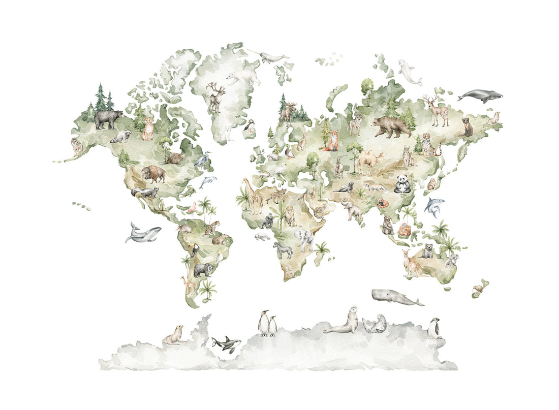 ANIMALS GREEN MAP