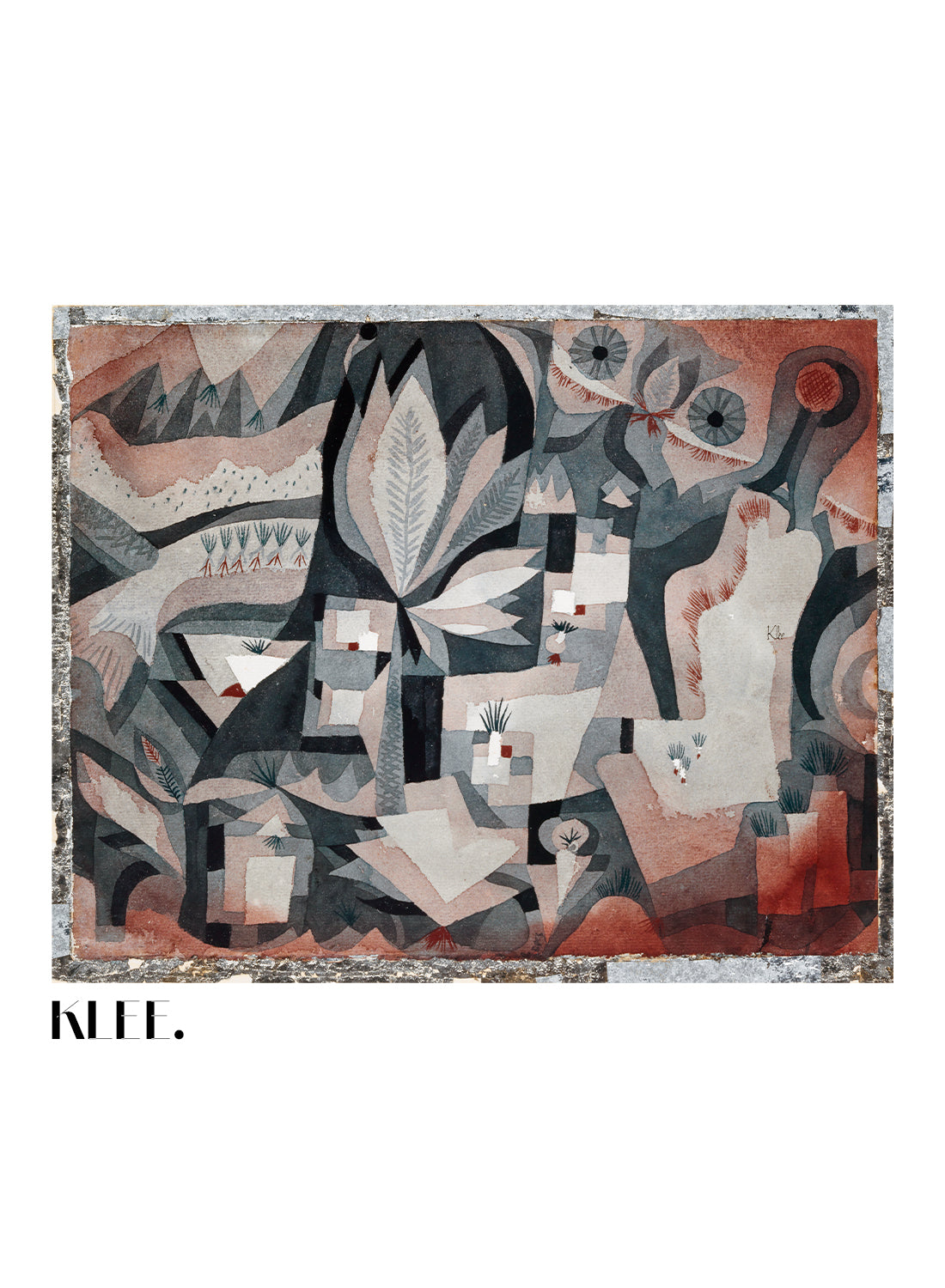 KLEE COMPOSITION WITH FOLIAGE