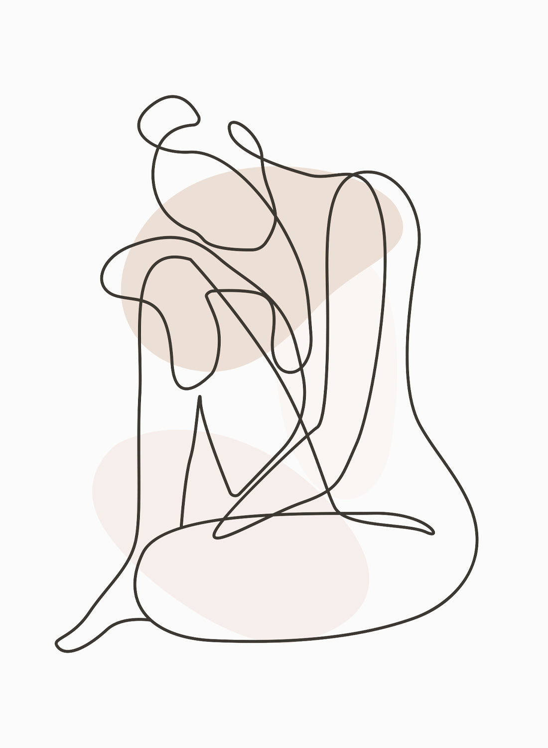 LINE ART BEIGE WOMEN