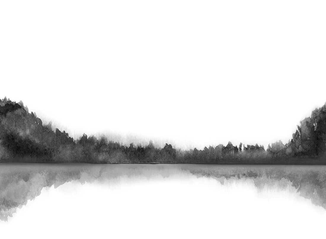 LAKE IN BLACK