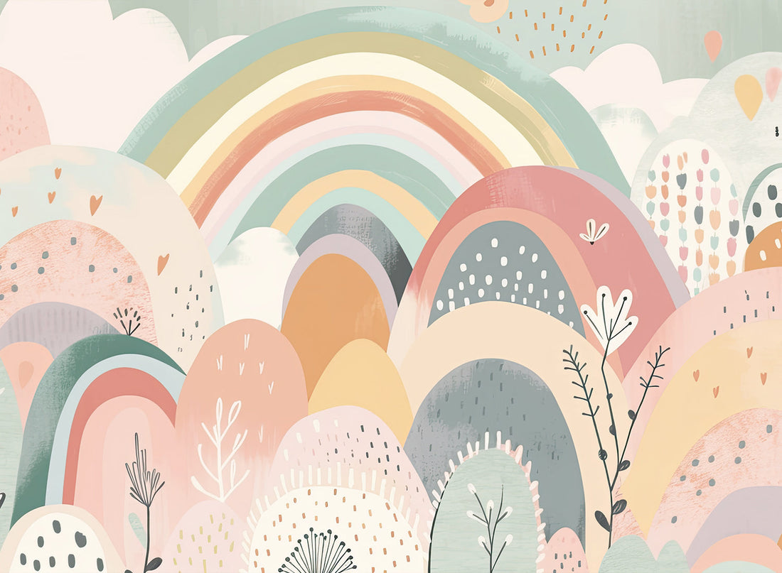 CUTE RAINBOW CANVAS