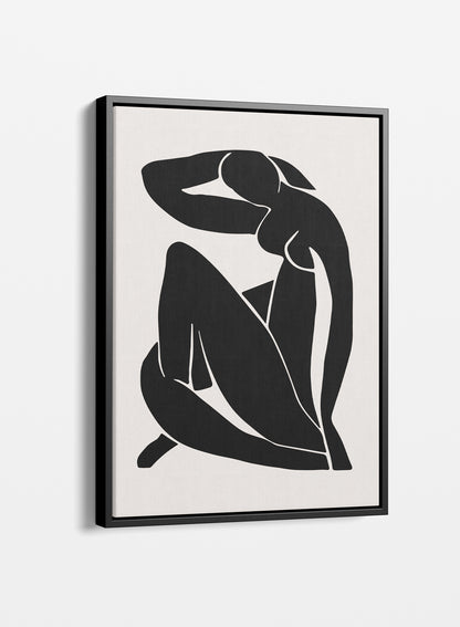CANVASRAM SVART