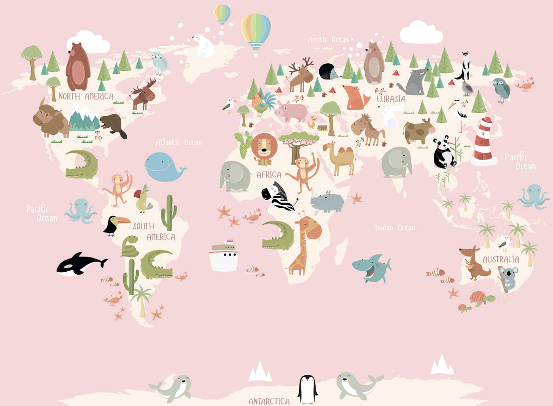 CUTE WORLD MAP