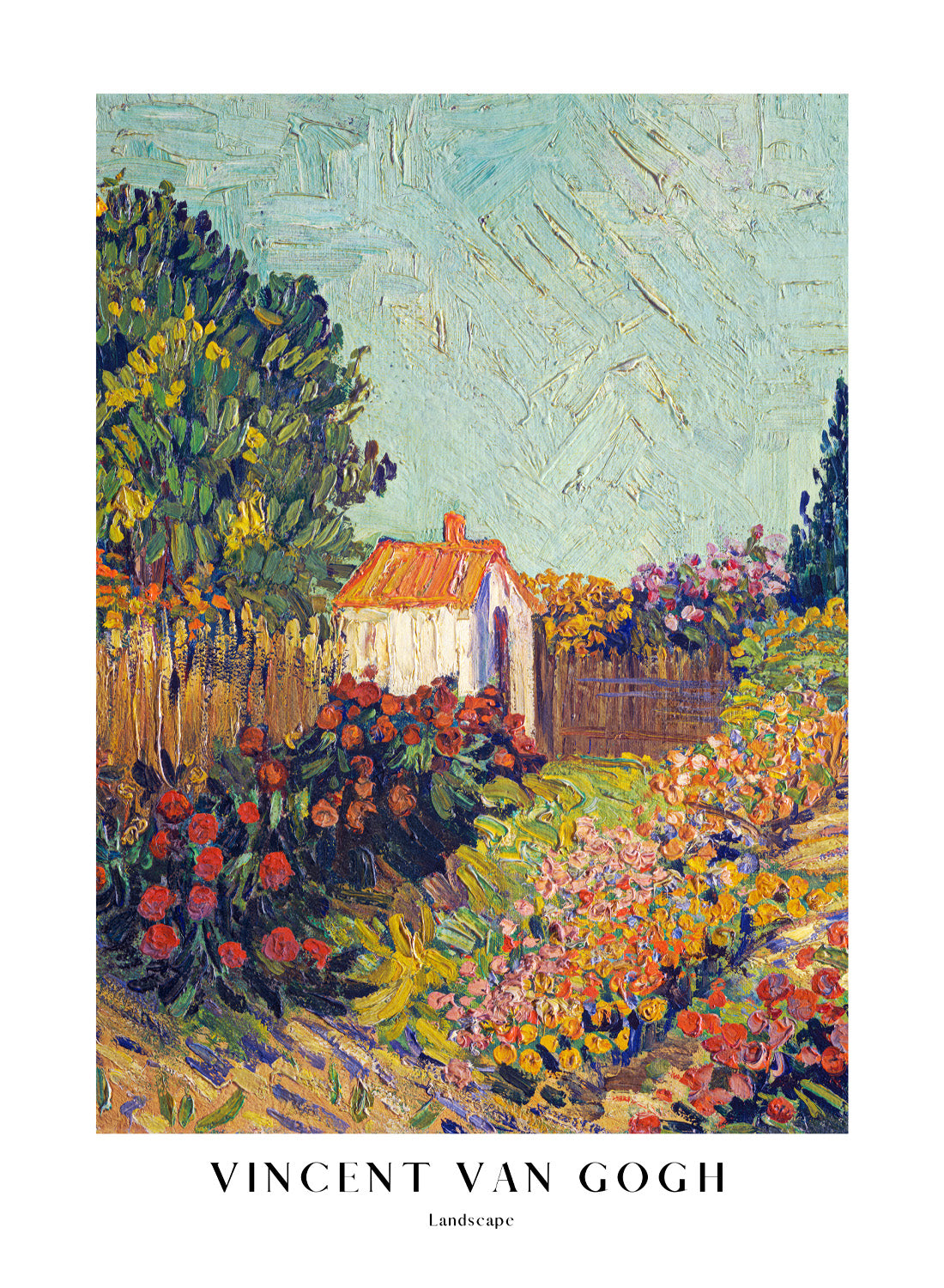 GARDEN WITH FLOWERS