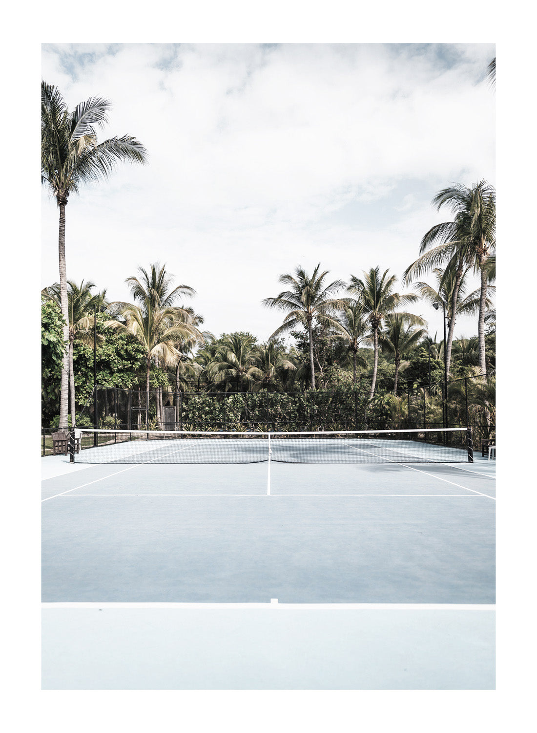 BLUE TENNIS COURT