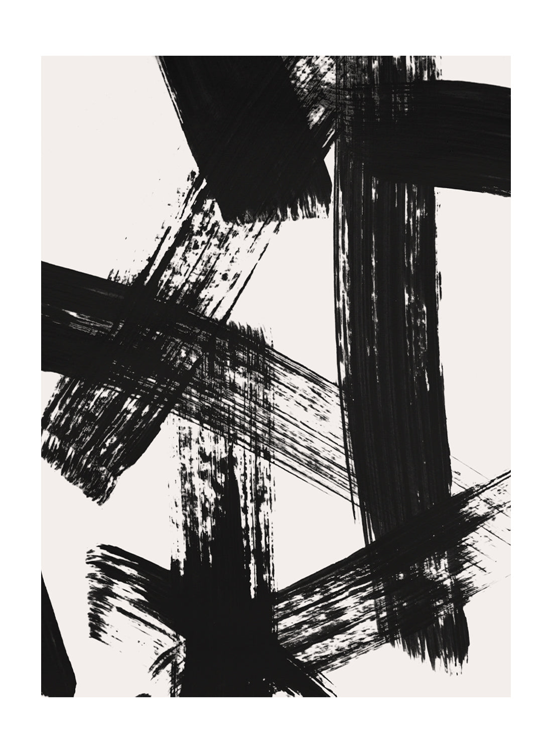 BLACK BRUSH STROKE