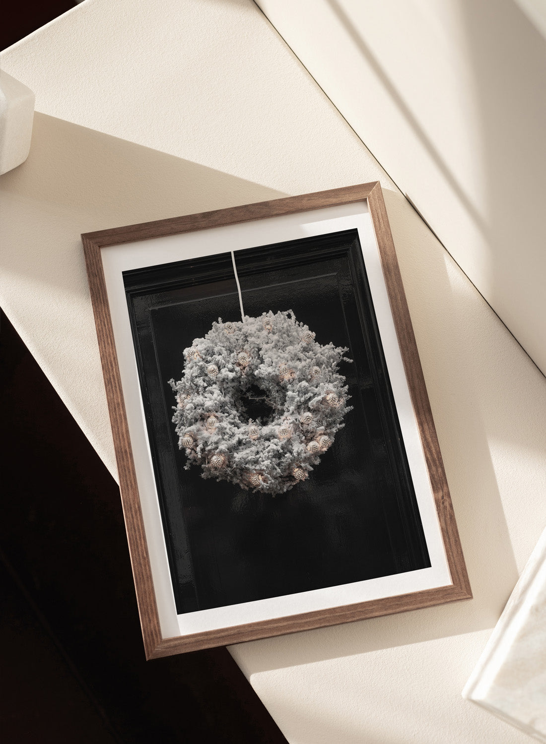 FROSTED HOLIDAY WREATH