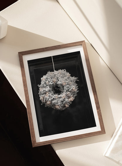 FROSTED HOLIDAY WREATH