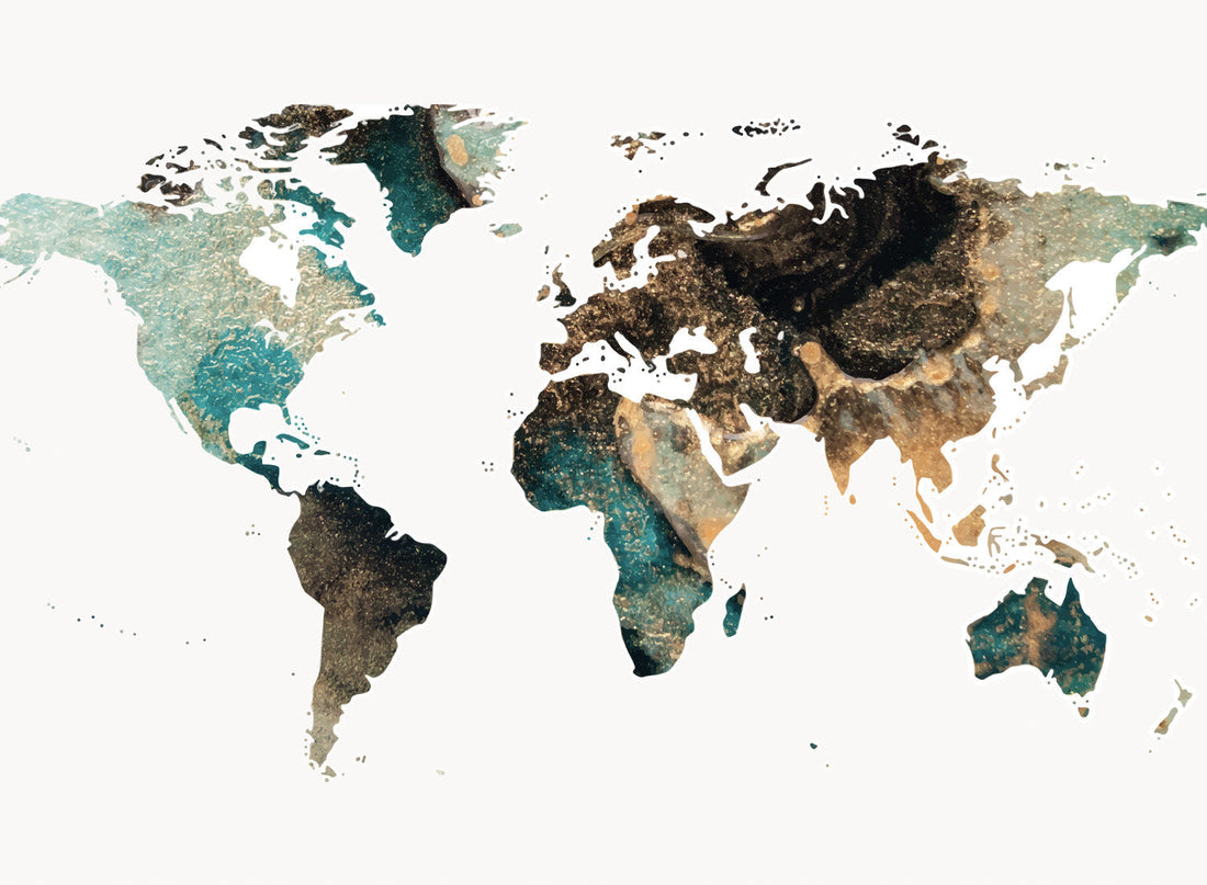 ABSTRACT WORLD MAP
